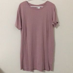 Pink T-shirt Dress